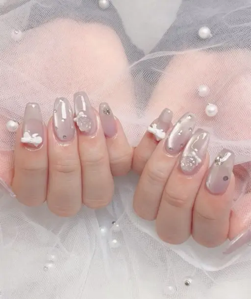 長さ出し+パーツつけ放題🎀🫧オフ込み/ベースワンカラー