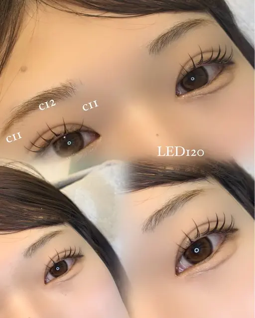 ご新規様限定❣️LEDエクステ×フラットラッシュ120本 ¥5900