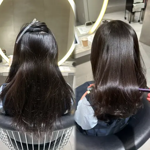 【️minino限定】クセ、うねり撃退!!美髪縮毛矯正+似合わせカット+内部補修高級トリートメント✨️
