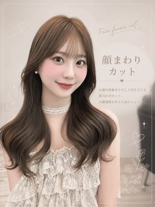 【モデル大募集❕】水木金曜限定‼️ 結んでも可愛い顔まわりカット 🎀💕
