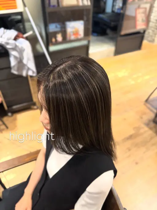 ✂️激安モデル価格‼️✂️ハイライト+ワンカラー💫ハイライトのみも可能💫