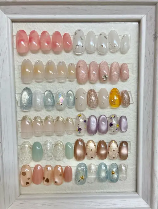 【ハンド】8月限定◆シンプルデザインネイル 1700円