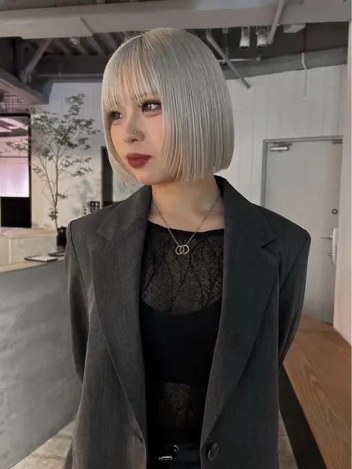 🤍✨似合わせボブカット+シャンプーブロー+艶髪補習トリートメント✨🤍