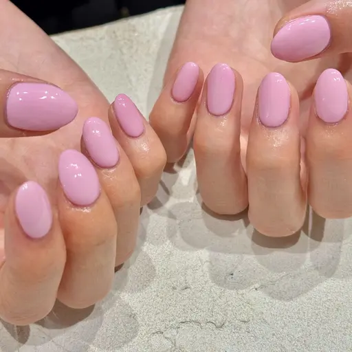 【オフあり】ハンドネイル シンプルコース💜(パラジェル変更可)