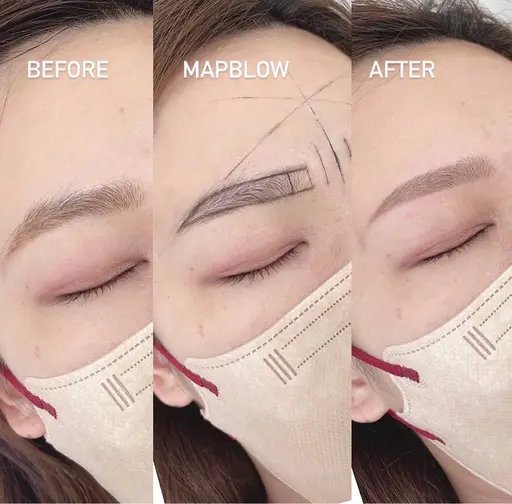 【朝の眉メイクが時短に♪】左右対称で理想の眉になれるMAPブロウ+眉WAX