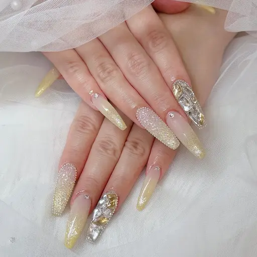 【6/2限定🎀】チップ長さ出しやり放題コース💎持ち込みデザインOK✨カラー、ストーン、チェーン♾直前予約歓迎💫