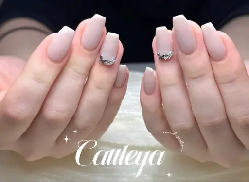 ワンカラー/ラメグラデーション🌟500円大きいパーツ2個付き(美フォルム付き)