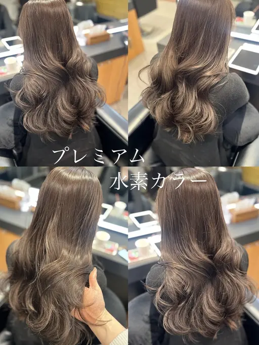 《🪞ワンランク上のケア🪞》似合わせカット+プレミアム水素カラー(高級✨高保湿なうる艶カラー🪄)