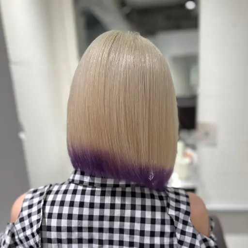 🌟オススメNo.1🩷ブリーチ特殊デザインカラー🩷+保湿トリートメント(ルーツカラー、プレイング、ヘアタトゥー)