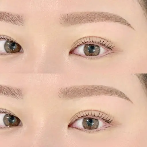 骨格似合わせ眉毛スタイリング(間引き込み)＋ラッシュリフト(デザイン変更可能)🌼
