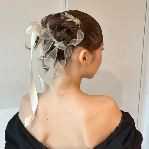 ”参列ヘア お呼ばれヘアセット🩰・:*”