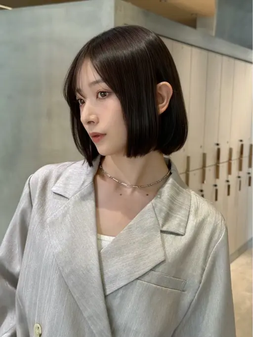 🍎８月限定🍎✨似合わせボブカット✨➕髪質改善内部補修トリートメント🟥髪質改善超音波アイロン付き🟥
