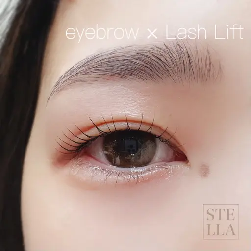 【平日限定】パリジェンヌラッシュリフト＋眉Wax💚お目元に合わせてデザインご提案します。