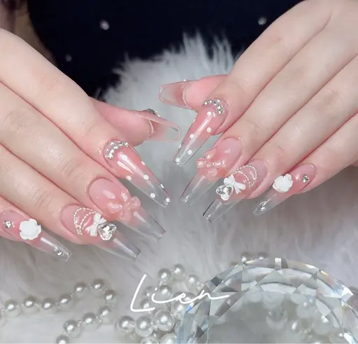 【人気No：2】💎チップ長さだし持ち込みデザイン|パーツ付け放題