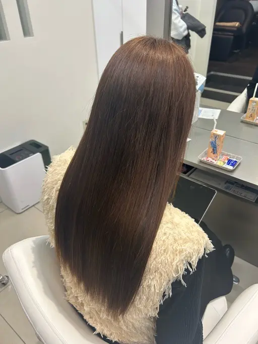 ✨透け感ワンカラー✨寒色系で赤みを抑えた透明感カラー⚠️ブリーチなし/ご新規様限定⚠️