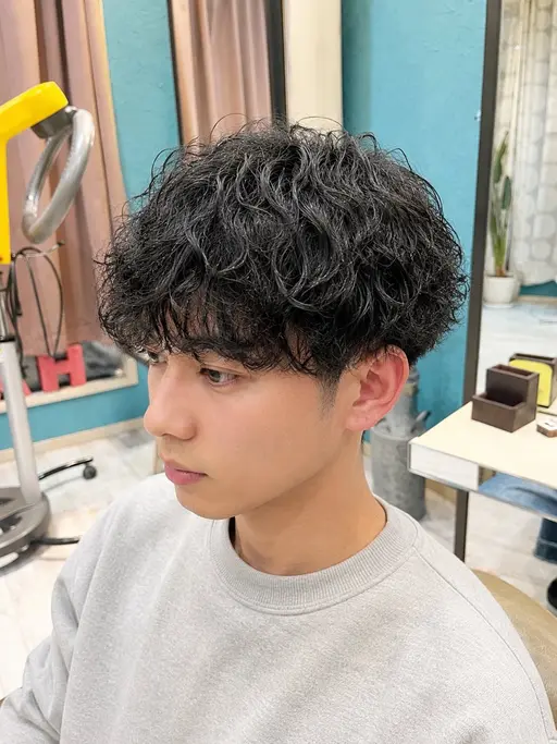メンズカット✂️+パーマ/スパイラル/ツイストスパイラル✨️
