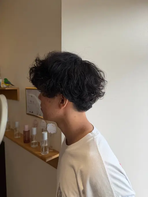 メンズカット＋トレンドパーマ