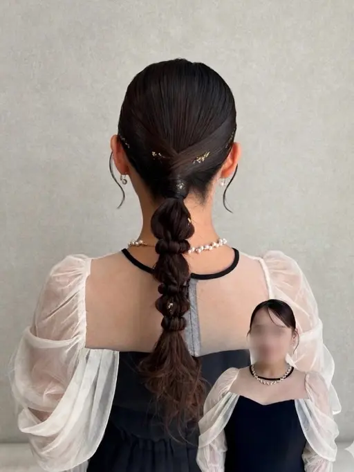 【✨結婚式や同窓会に✨】特別な日のお呼ばれヘアセット🤍🕊️早朝予約相談🆗
