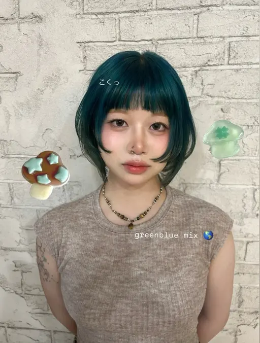 🍀︎ショートカットモデル🍀︎🎀tr付✨【3㎝以上】!