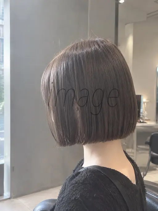 ⭐︎王道人気⭐︎ 切りっぱなしパツっとボブ🥀〈カット+シャンプートリートメント〉