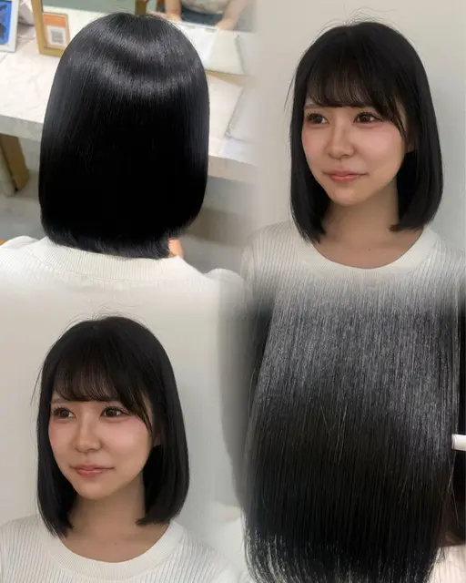 モデル限定価格【透明感たっぷり✨】カラー➕4ステップフローディアトリートメント🎗️ホームケア付き🍯🌙