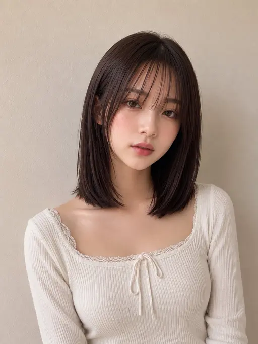 《minimo 当日限定🌈》似合わせカット+縮毛矯正+Aujuaトリートメント