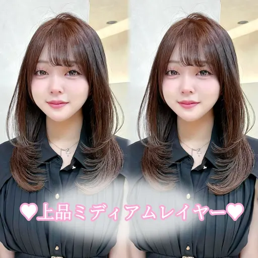 【✨🌧️雨の日クーポン2名限定🌧️✨】 💕🫧似合わせカット+艶カラー+スチーム保湿トリートメント🫧💕