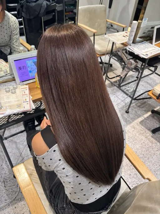 【ミニモ限定🎀】大人気No.1艶感ワンカラー✨U30ロング料金なし
