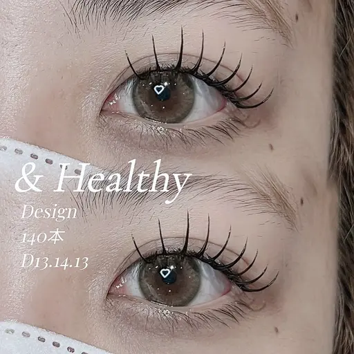 【お試し価格】&healthy(アンドヘルシー)フラット140本※エクステ×パーマ⚠️&healthyが初めての方