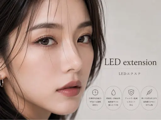 🉐8/28~31限定🤎残り1名様限定🙏🏻【高持続×低負担】LEDフラットラッシュ80本