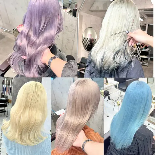 【💖ハイトーンするならこれ‼︎💖】ケアブリーチ×2回➕カラー➕ケラチントリートメント