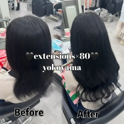 【9月先着3名様限定🍒】シールエクステ80本付け放題(馴染ませカット付き)当日予約🆗