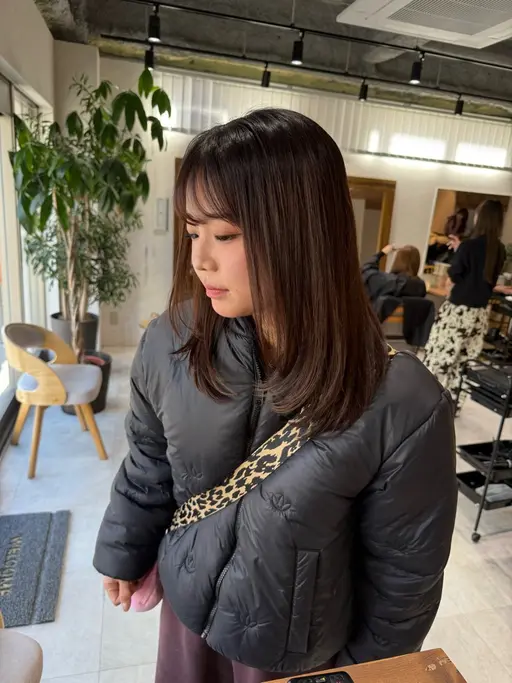 🏆人気NO.1🏆【似合わせカット＋透明感カラー＋1stepトリートメント】　,,柔らかく見える艶カラーで垢抜け◎,,