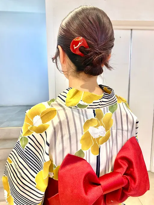 浴衣着付け+ヘアセット🌈¥7550