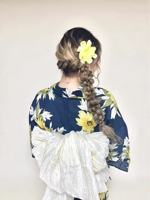 👘本格浴衣着付け&ヘアセット💇♀️呉服店プロの着付師による圧倒的綺麗な着付け💓