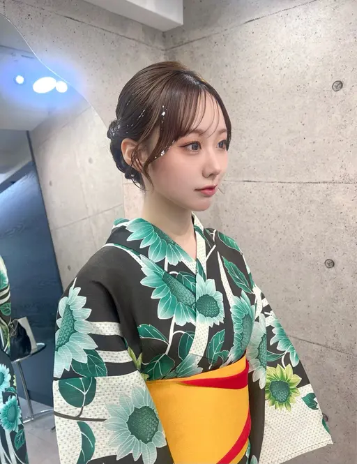 浴衣ヘアセット🎀 ＋ 浴衣着付け👘