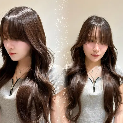【🩶𝐔𝟐𝟒👩🎓🩶】似合わせカット+透明感カラー+クイックトリートメント