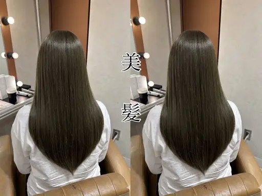🎀ミニモセール🎀カット✖️透明感艶カラー✖️超音波アイロン付きトリートメント