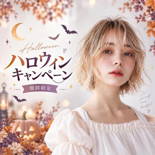 ハロウィンキャンペーン 🎃♡アイブロウWAX🪽メンズ大歓迎🌟