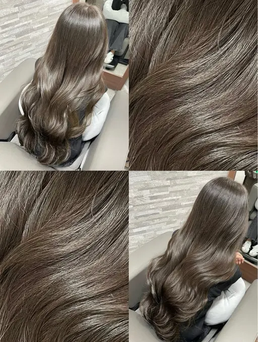 カット透明感カラー long+¥1000 ※リタッチ-¥1000
