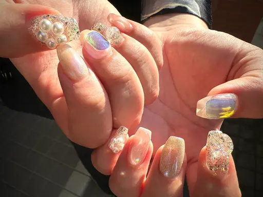 オフ込み!ハンドネイル💅お持ち込みデザインこだわりコース❤️🔥❤️🔥