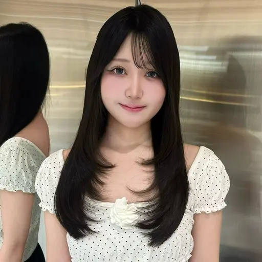 韓国風レイヤーカット*.꙳𝜗𝜚꙳.*+1 step treatment🤍🫧3cm以上切れる方🪽