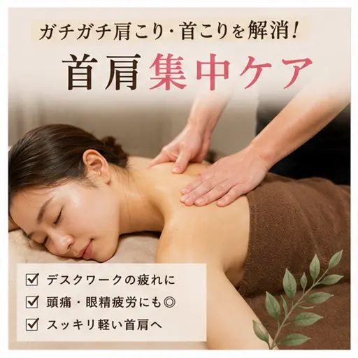 【肩こり】首肩集中45分