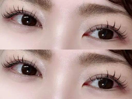 flat lash 120本【他店オフ無料、アイシャンプー、仕上げコーティング付】