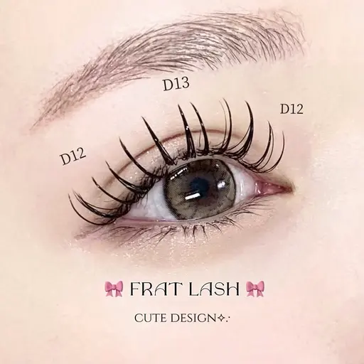 🧚🏻フラットラッシュ 80本🧚🏻 【オフ込/束感仕上げ】