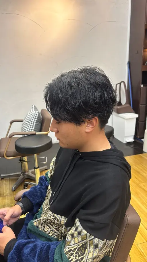 メンズカット＋パーマ
