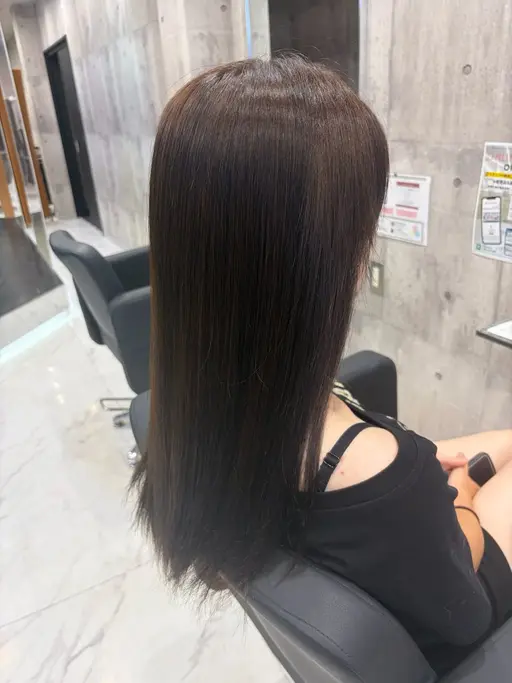 【ワンカラー+うる艶トリートメント🎀👾】透明感のある韓国風🇰🇷カラー