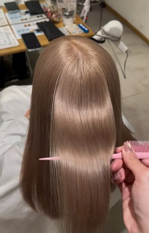 🤍🩵ブリーチありダブルカラー🩵🤍