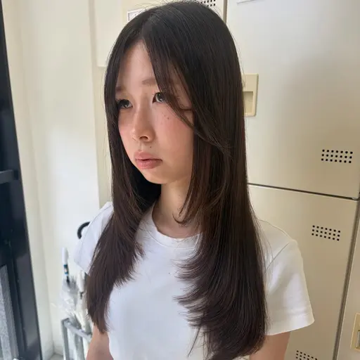 【似合わせレイヤーカット】コテ巻きorストレート仕上げ🤍