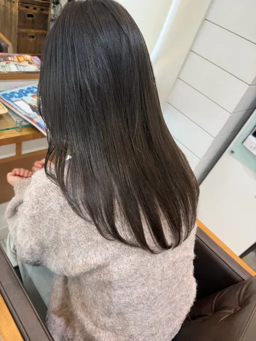 平日限定暗髪ワンカラー🐈⬛🖤